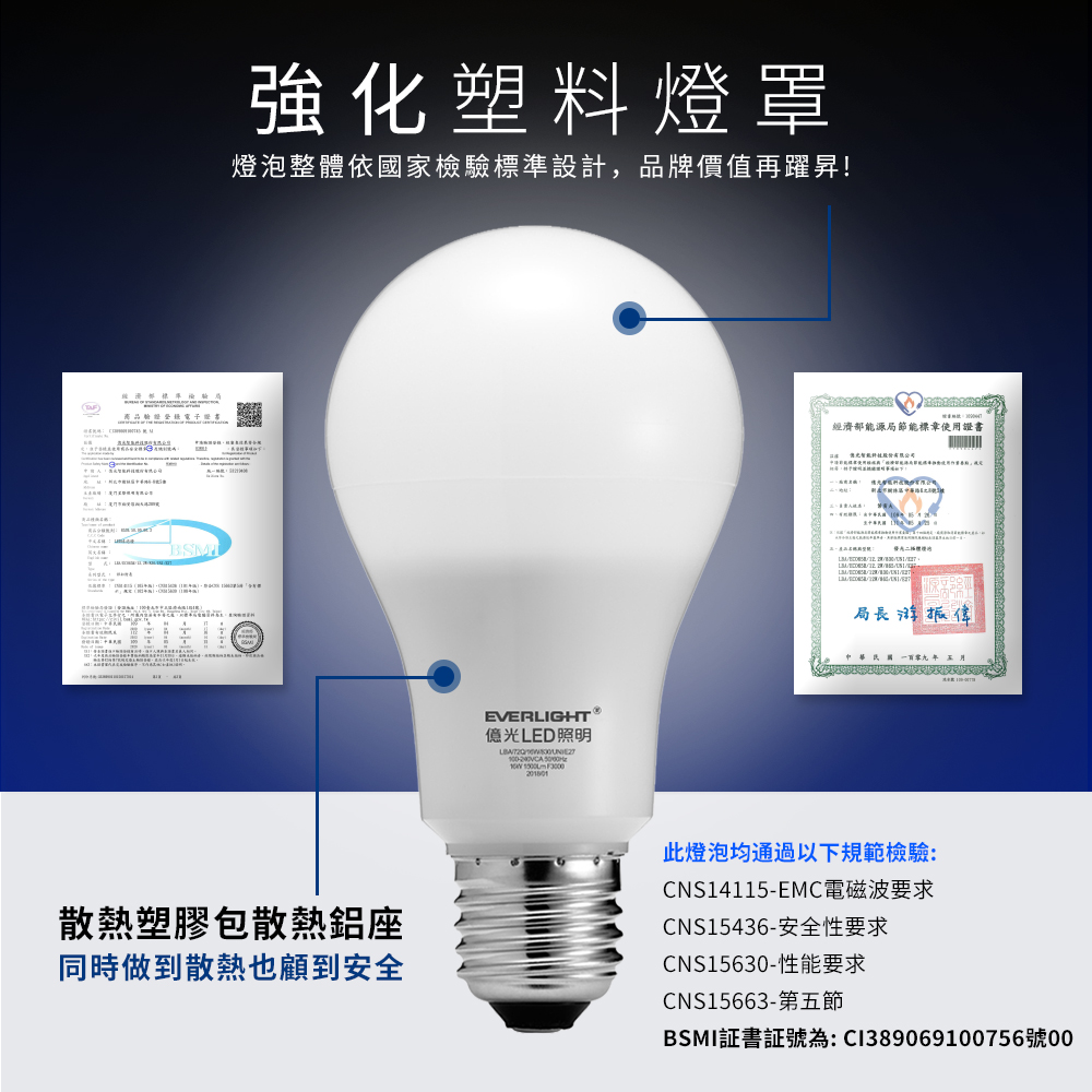 Everlight 8 is included in the group, 12W brightness, super energy-saving plus, only 9.2W power consumption (yellow light), 黃光, large