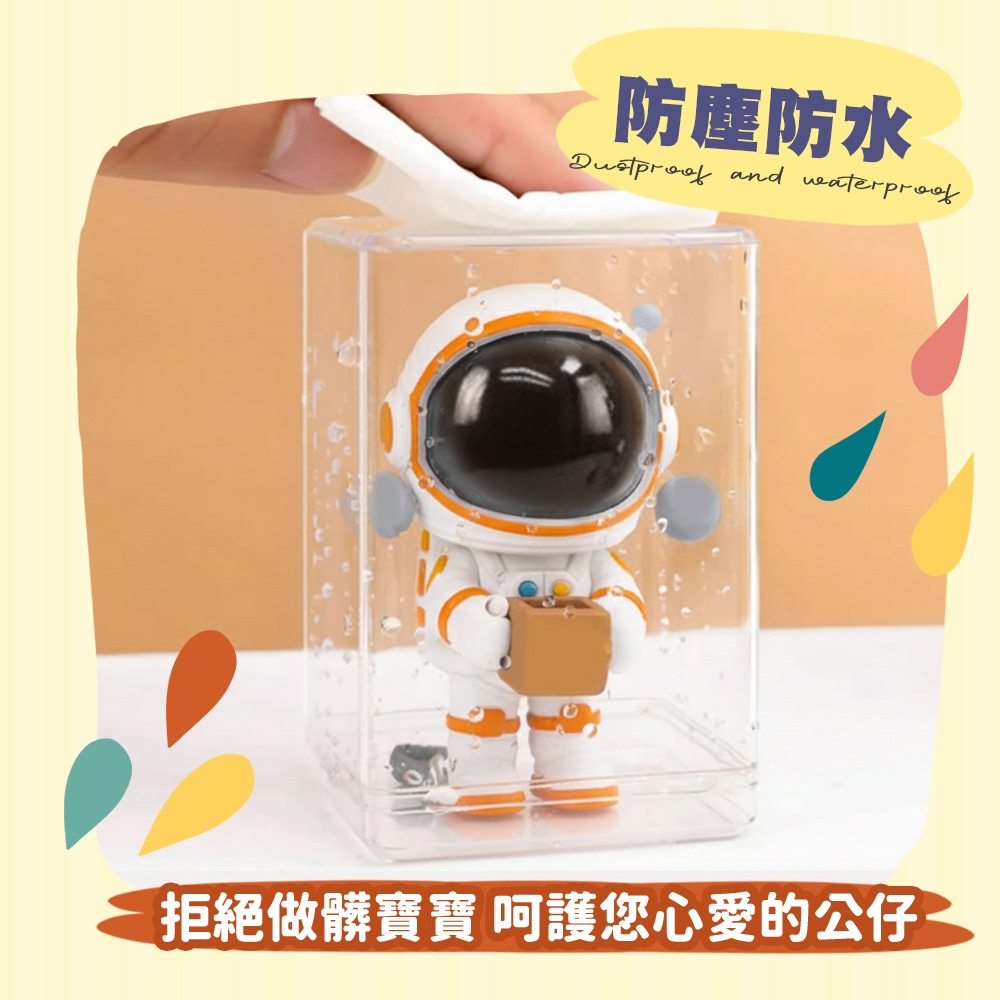[夢巴黎] 公仔展示盒 公仔收納盒 壓克力收納盒 透明收納盒 防塵展示盒 盲盒收納 公仔收納 不倒膠 展示盒 收納盒 盲盒, , large