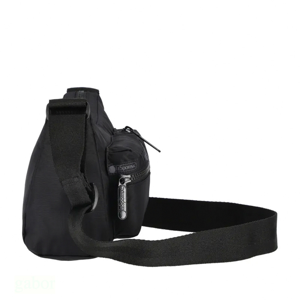 LeSportsac CARGO SMALL SHOULDER BAG 小型多口袋肩背包 -墨黑工裝風, , large