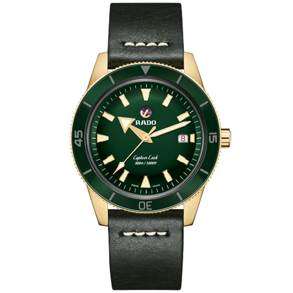 RADO 雷達 庫克船長青銅自動機械腕錶-42mm R32504315, , large