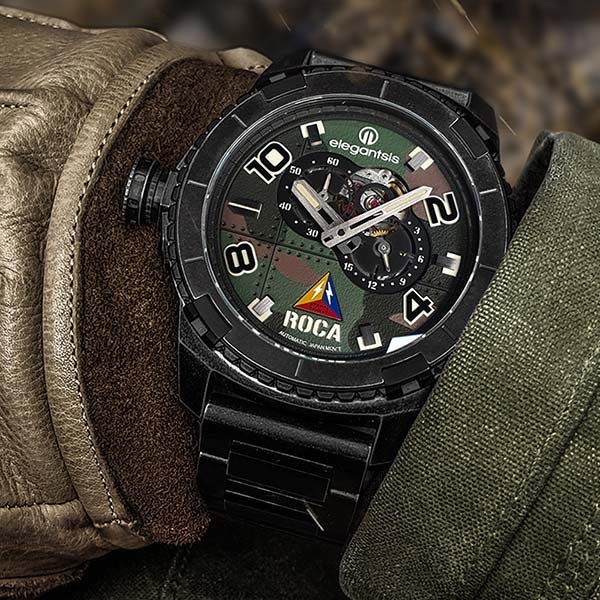 elegantsis 陸軍裝甲部隊限量機械腕錶-48mm ELJX48AS-ROCA-MA, , large