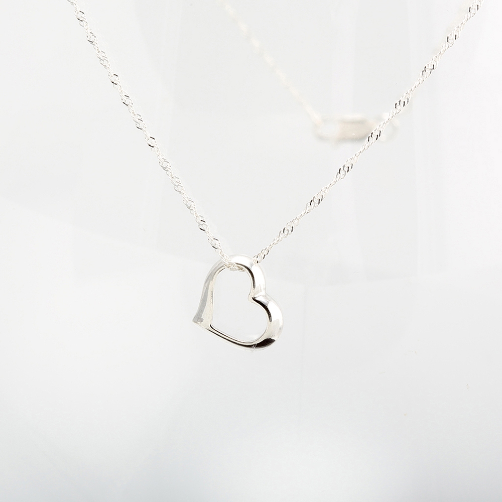 【Angel & Me】小愛心 s925 純銀 項鍊 生日 情人節 聖誕節 禮物, , large