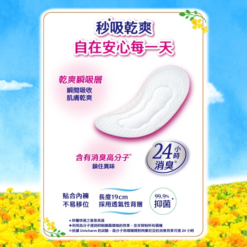 蘇菲艾柔吸水淨爽尿吸收輕薄少量型22入, , large