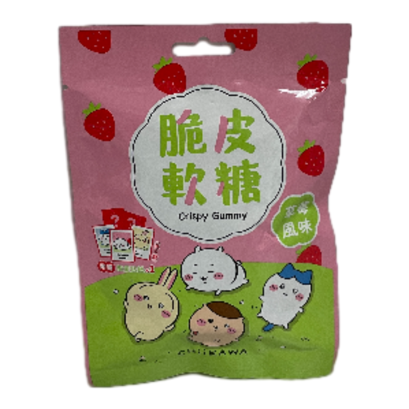 SF脆皮軟糖(草莓風味)-吉伊卡哇款附貼紙, , large