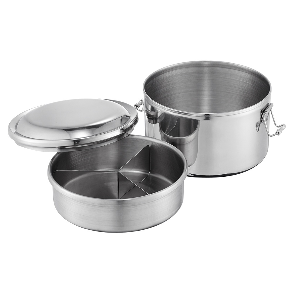 PERFECT 理想牌 極緻316不鏽鋼雙層圓形便當盒 16cm-Leidea樂德兒, , large