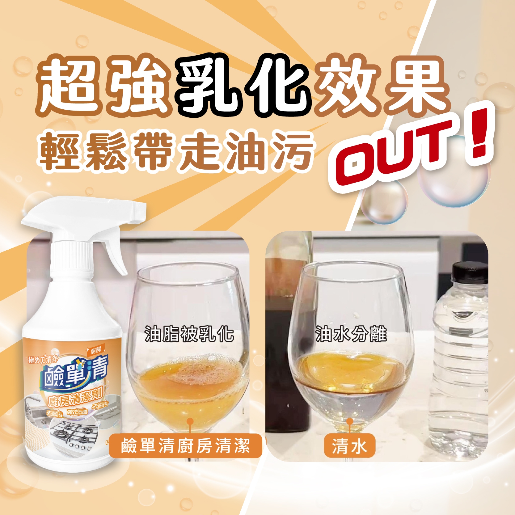 【鹼單清】廚房清潔劑 大容量補充瓶, , large