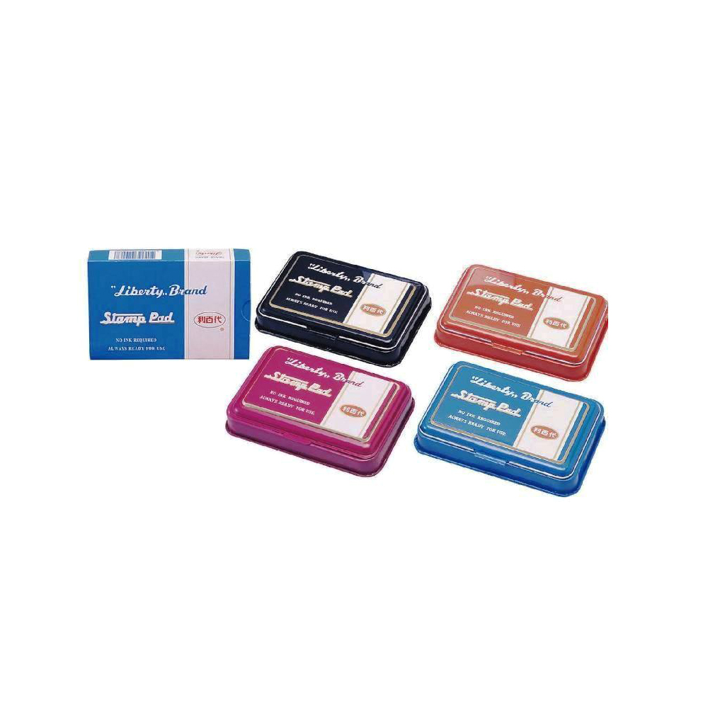 【龍品文創】利百代 LIBERTY  LTP-S 小 打印台1個入- 紅, , large