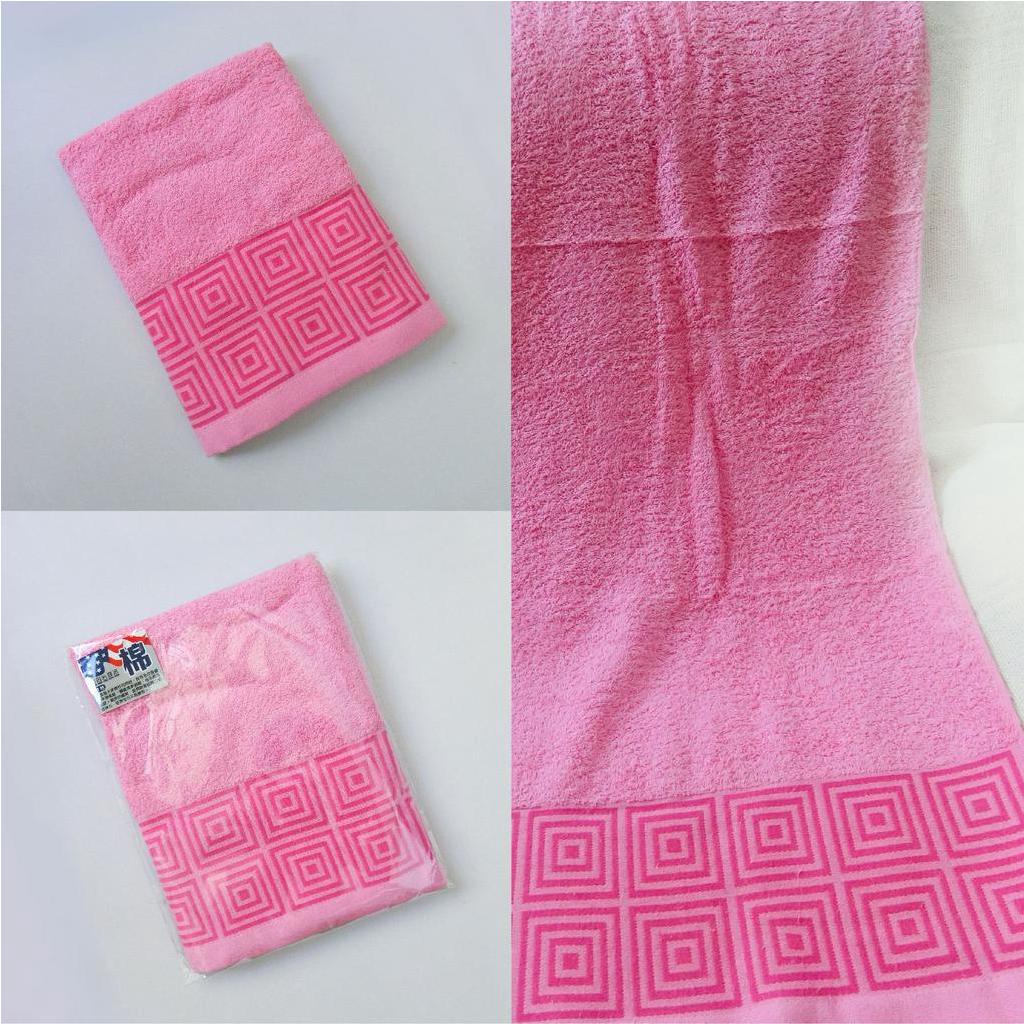 [Kaimei Cotton Industry] 2 in the group, random and excellent, MIT made in Taiwan, 8 taels of carefully selected American cotton bath towels, checkered pattern, , large