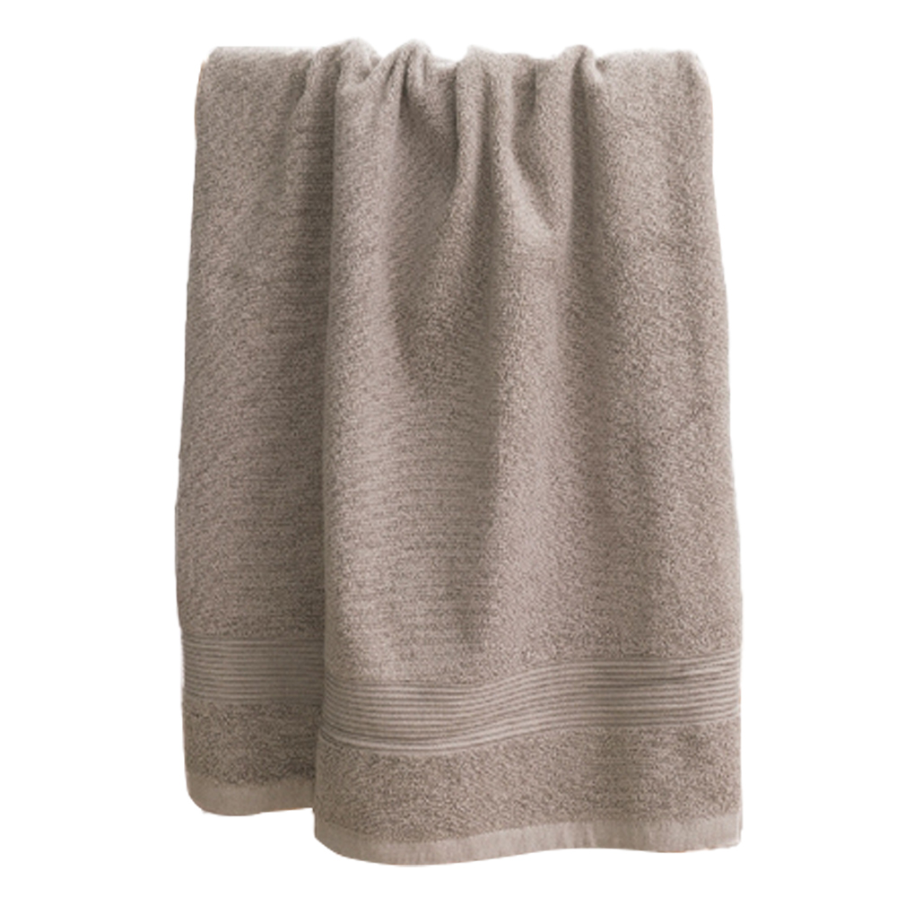 飯店級典雅歐風莫蘭迪色加厚浴巾-70x140cm-卡其色-1條, , large