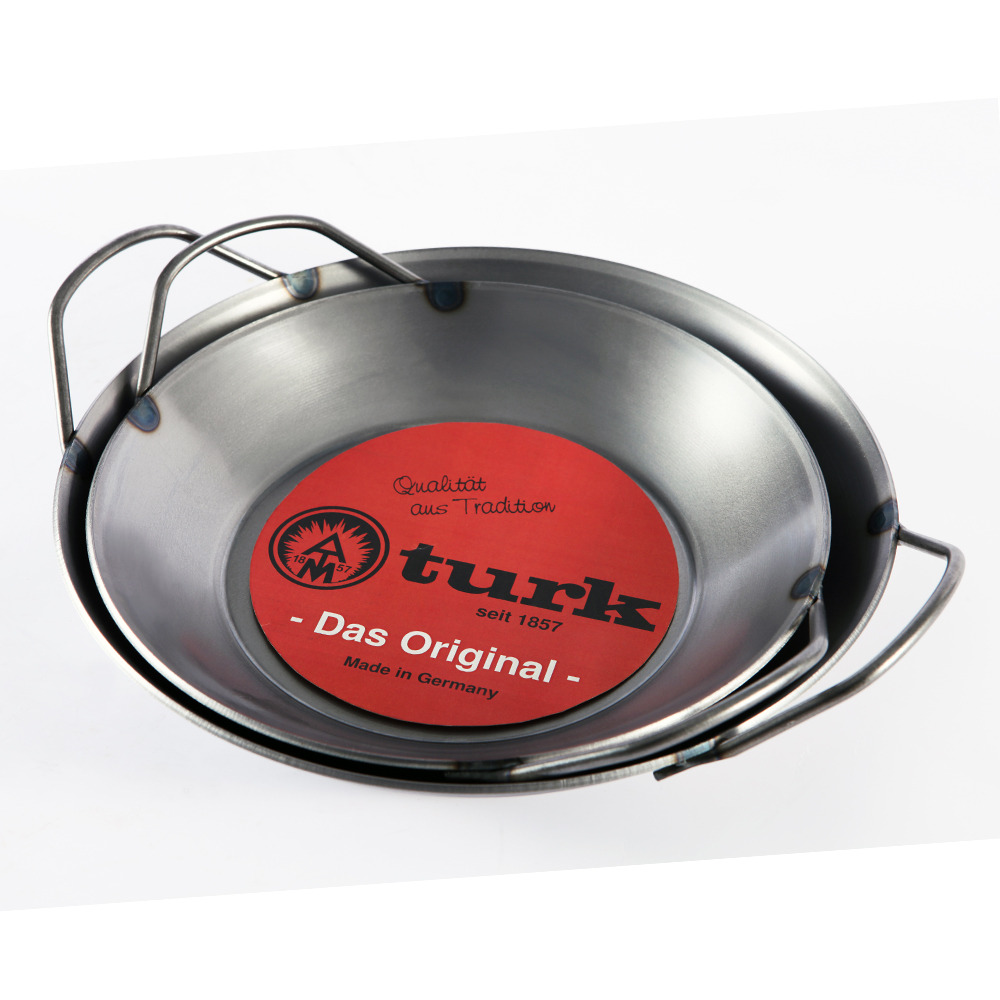 【德國turk土克鐵鍋】冷鍛系列 雙耳平底鍋28cm 鐵鍋66928, , large