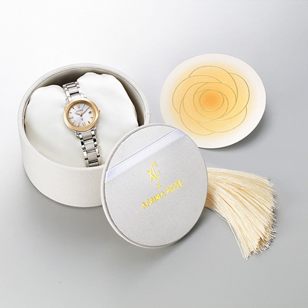 CITIZEN 星辰 XC African Roses聯名 限量鈦金屬光動能電波女錶 ES9447-51A, , large