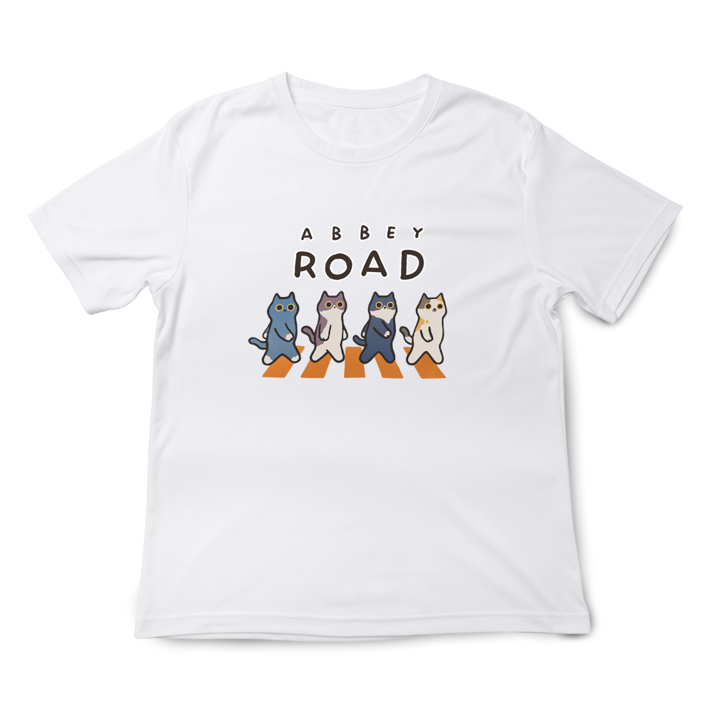 JZ TEE Cat-ABBEY ROAD Graphic Tee, , large