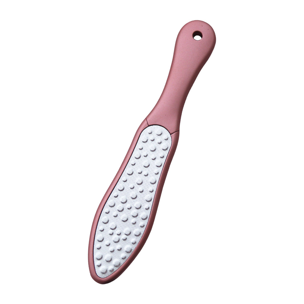 Stainless steel double-sided foot file 26.5cm - rose gold, , large