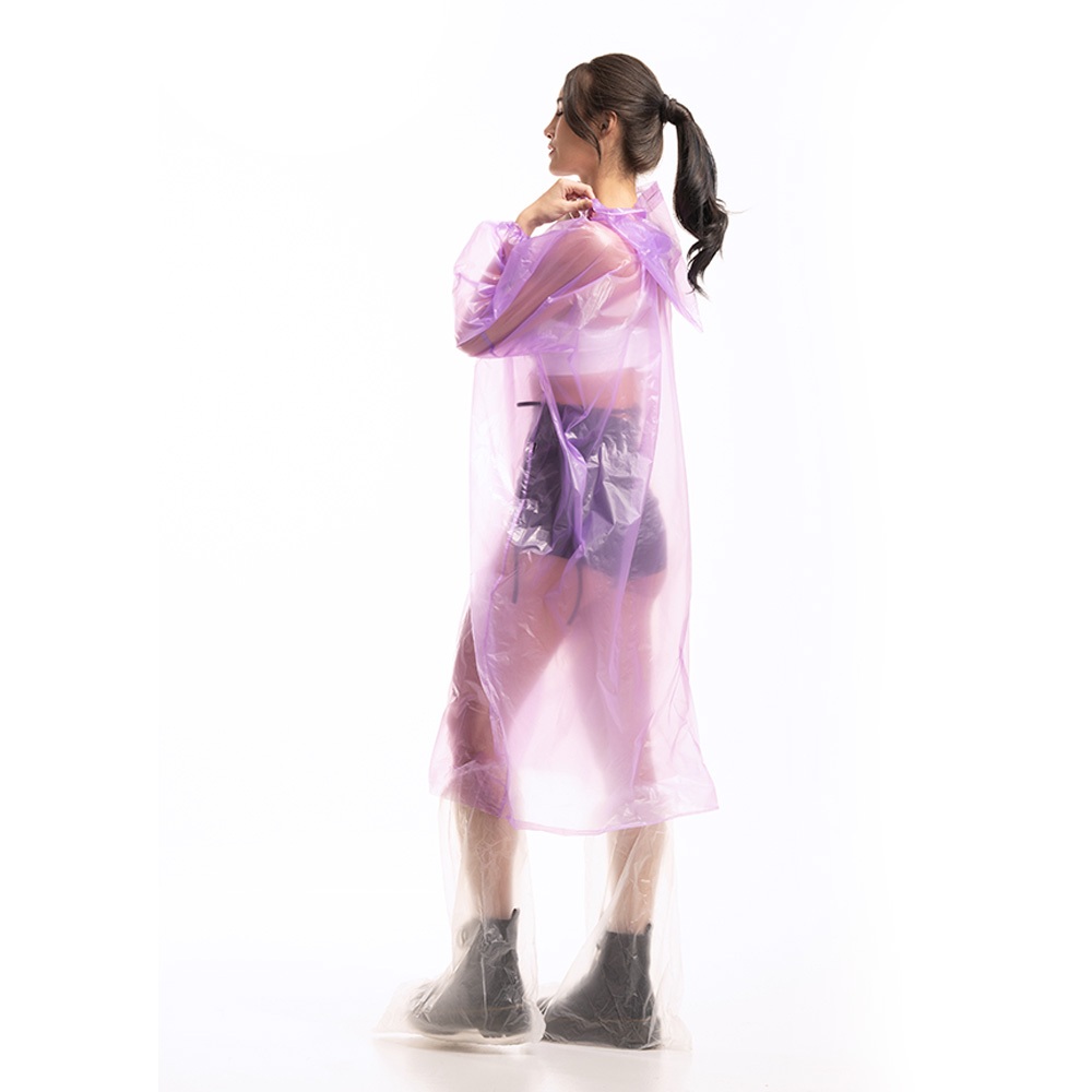 KS POLO Polka Dot Lightweight Raincoat Colorful polka dot design Comfortable to wear without sticking to the skin A variety of colors/blue, pink, yellow, purple, , large