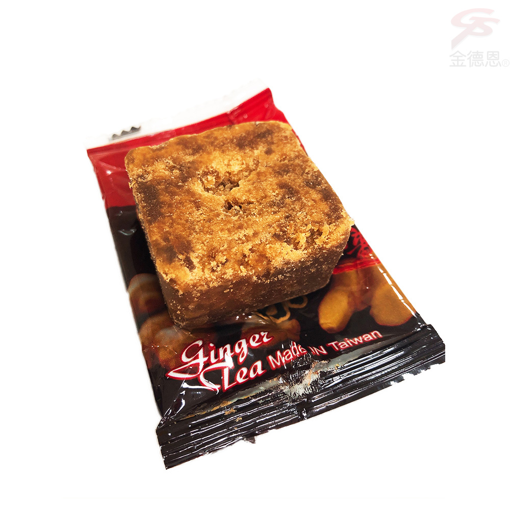 金德恩 GS MALL 台灣製造 黑糖桂圓紅棗薑母茶磚 400g 黑糖茶 桂圓茶 紅棗茶 薑母茶茶磚 薑母茶 沖泡飲料 茶磚, , large
