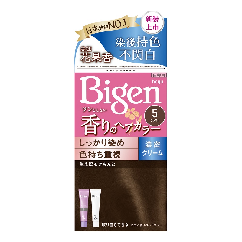 Bigen Kaori Hair Color Cream, 棕色, large