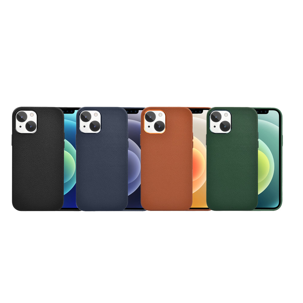 【WiWU】Genuine Leather Phone Case iPhone13 Pro Max-Brown, , large