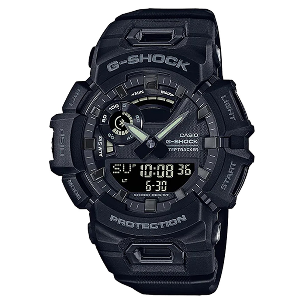 CASIO 卡西歐 G-SHOCK 藍芽運動雙顯手錶 GBA-900-1A, , large