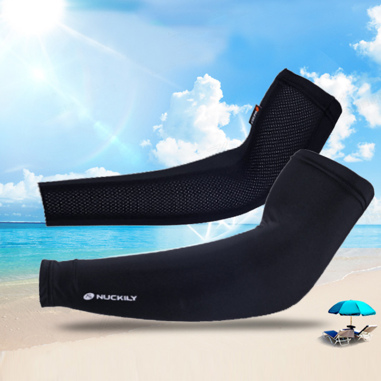 冰絲防曬袖套【S～XL】 NUCKILY 透氣 防曬 袖套 臂套 運動袖套 臂套 涼感袖套 機能袖套 防曬袖套 抗UV, , large