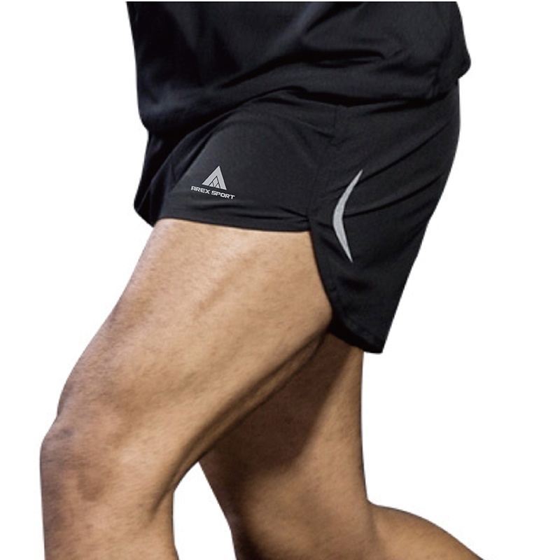 【AREXSPORT】AS-7255 三鐵褲 男運動短褲 男三分褲  加大碼男短褲 反光戶外健身運動短褲 馬拉松健走慢跑, , large