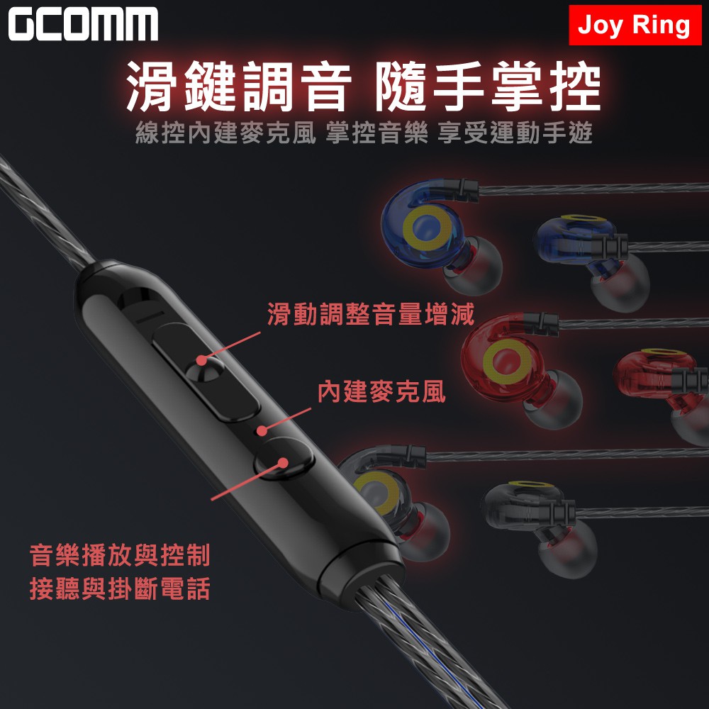 GCOMM 耳掛式造型運動手遊立體聲耳機 Joy Ring, , large