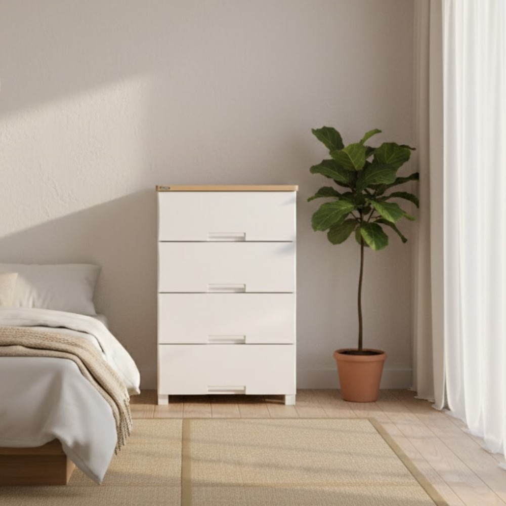 【AOTTO】58面寬木質頂板四層抽屜收納櫃(AC-2204), , large