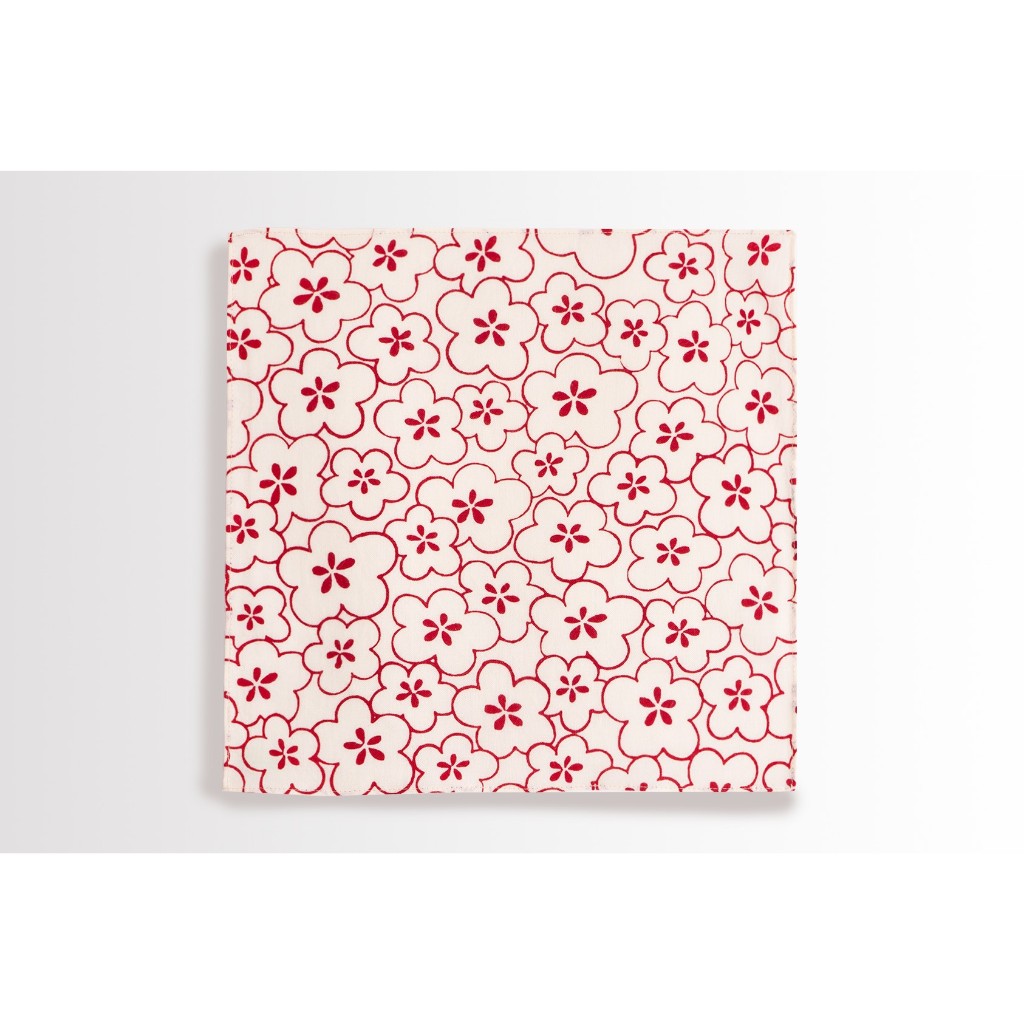 日本選物~ 日本製 KAMAWANU 紅酒/雞尾酒餐巾 全棉 方巾 多功能手巾 手帕 27x27 cm (梅子紅), , large