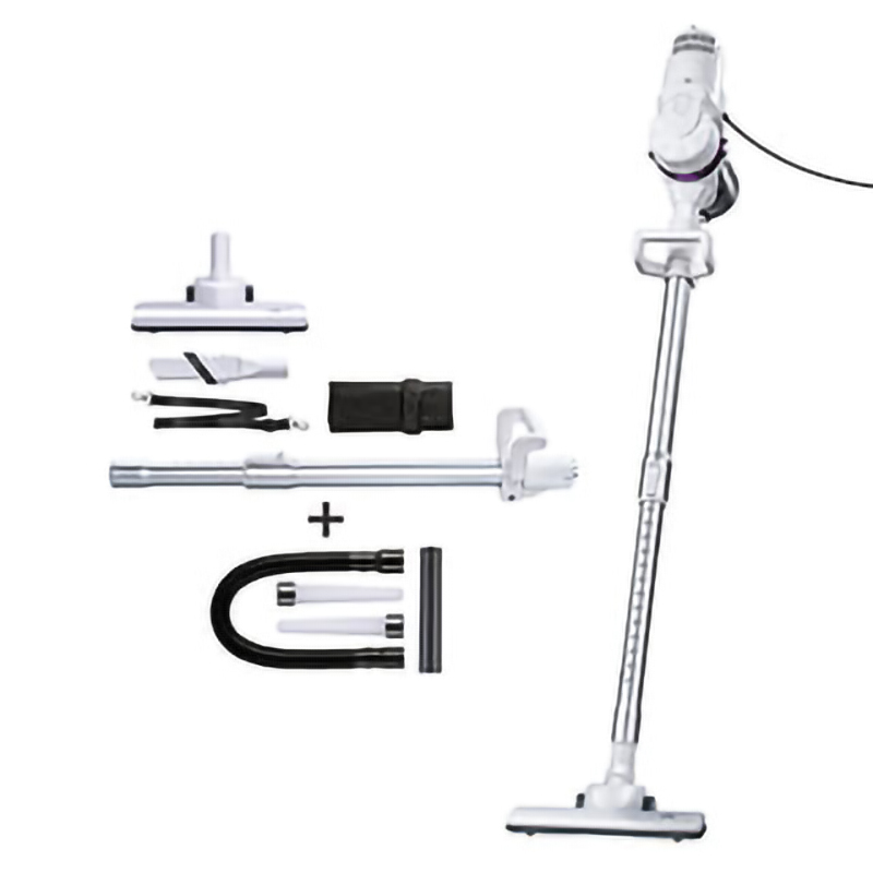 MOLIJIA Magic Home 10-Piece Crack & Hose Set - Handheld Corded Vacuum Cleaner for Dirt and Mites - Snow White & Purple, , large