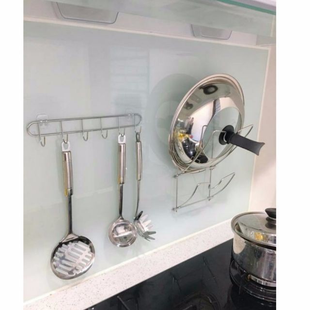 [Beargood sticker] 6-Hook Kitchen Utensil Rack (304 Stainless Steel), , large