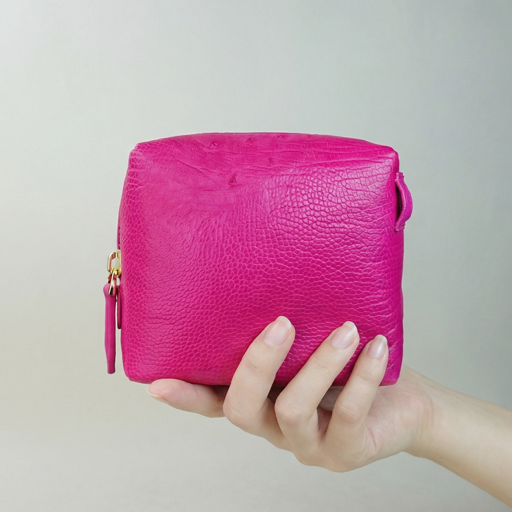 【M2nd】思蒂德堡鴕鳥皮饅頭萬用包-駝(T72A), , large