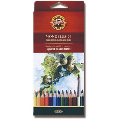 普思AP 【KOH-I-NOOR】水溶性色鉛筆(紙盒)套組36色 K3719, , large