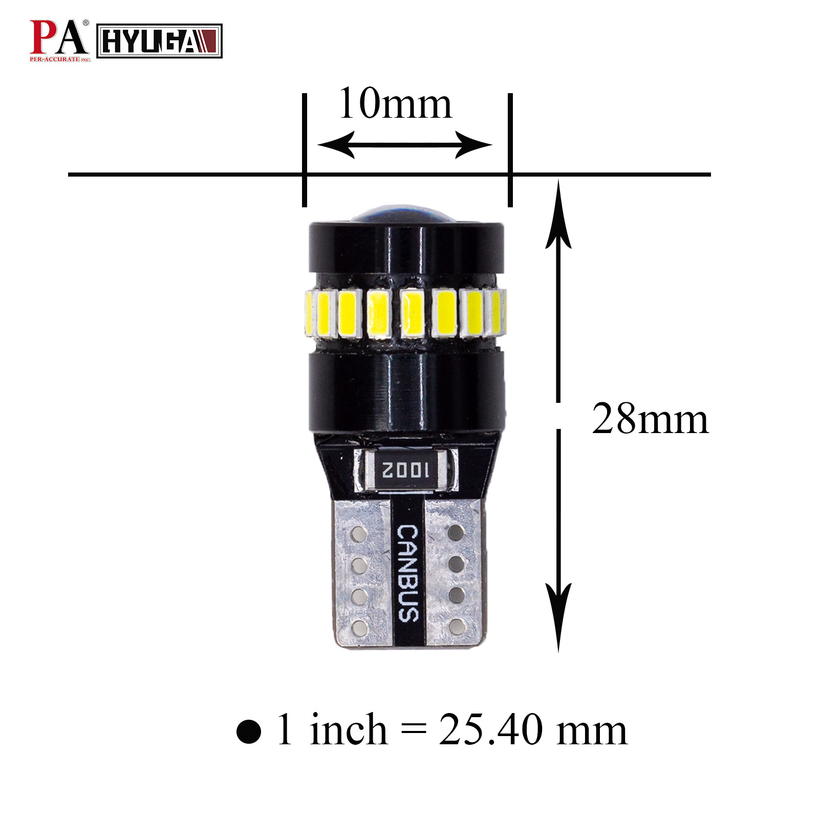 [PA LED] HYUGA BL9 T10 W5W 194 LED Bulb, , large