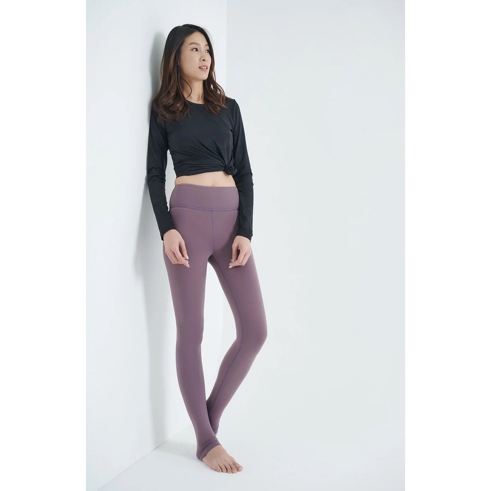 YOGA FLOW Ula Tshirt - 長袖圓領罩衫 - 木炭黑 Carbon, , large