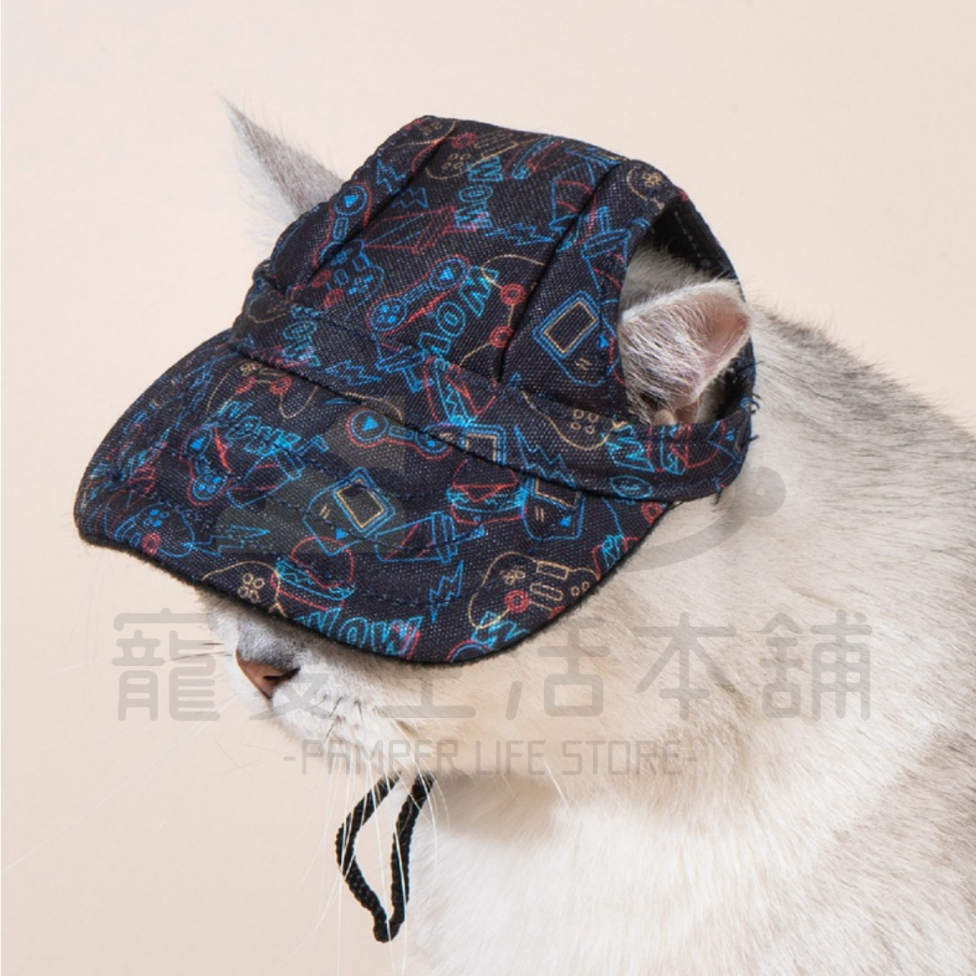 【寵愛生活本舖】寵物帆布遮陽休閒帽S-XL 狗狗帽子 貓咪帽子 寵物帽子, , large