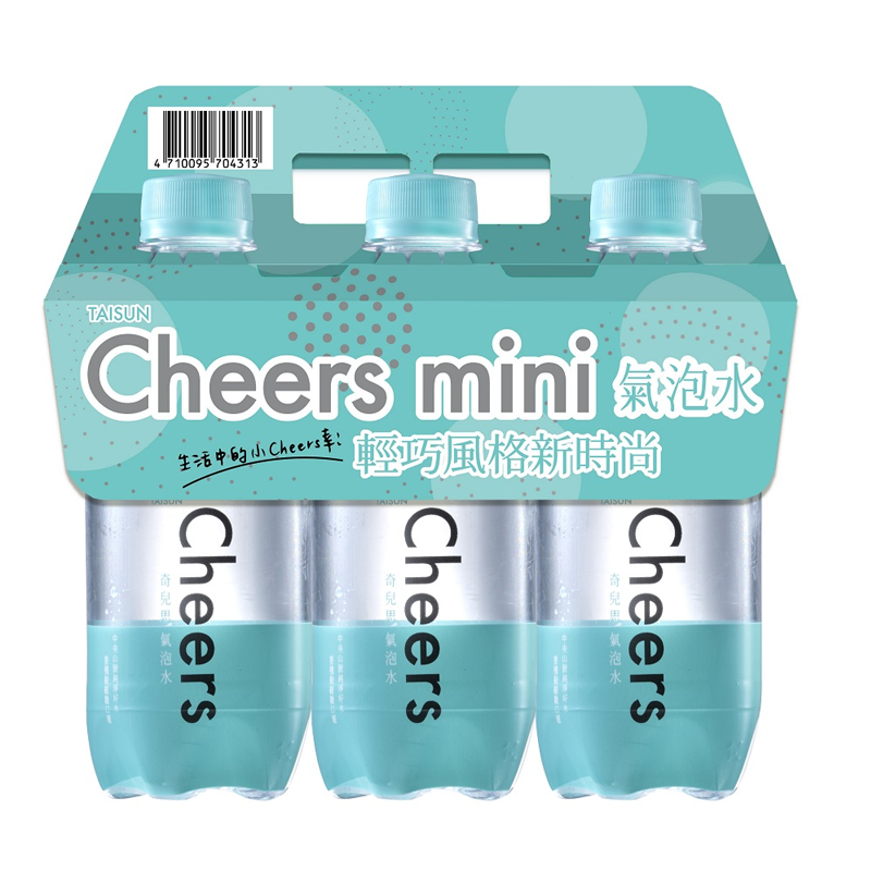 Cheers Sparkling Water Pet300ml, , large
