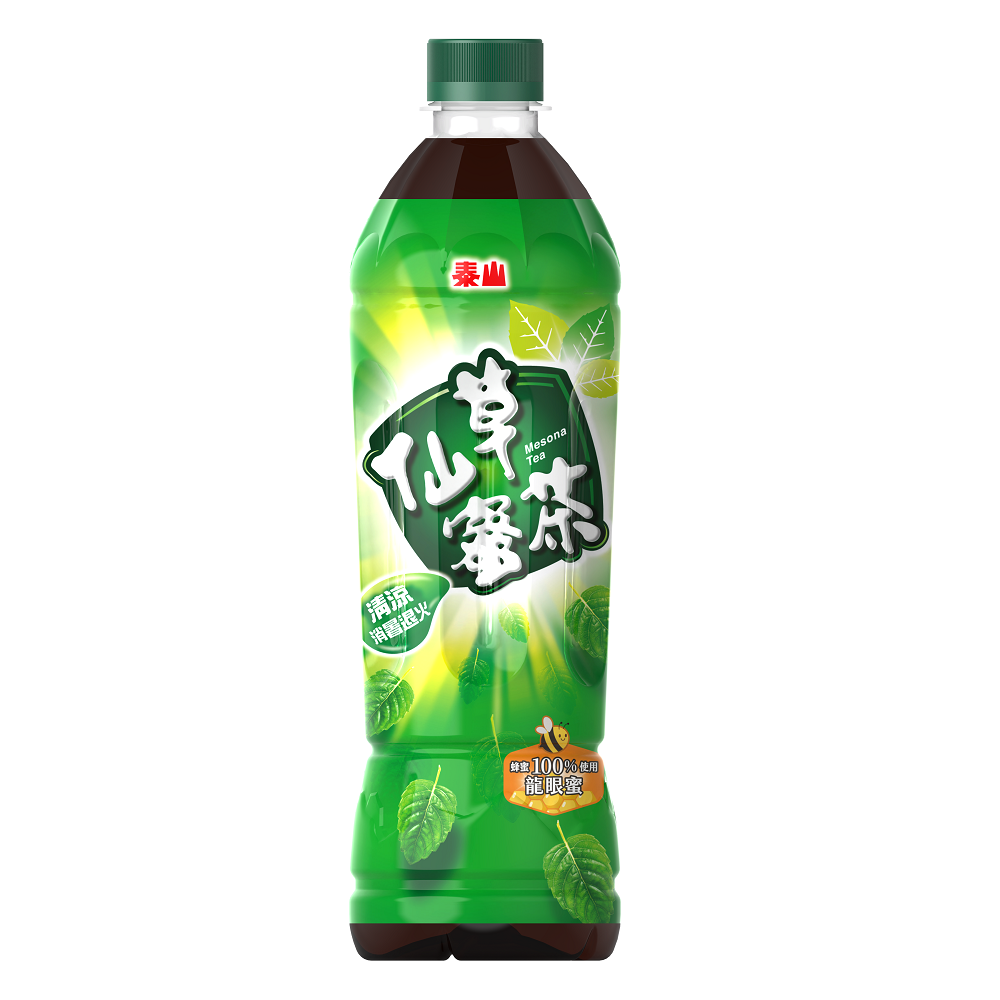 泰山仙草蜜茶520ml, , large