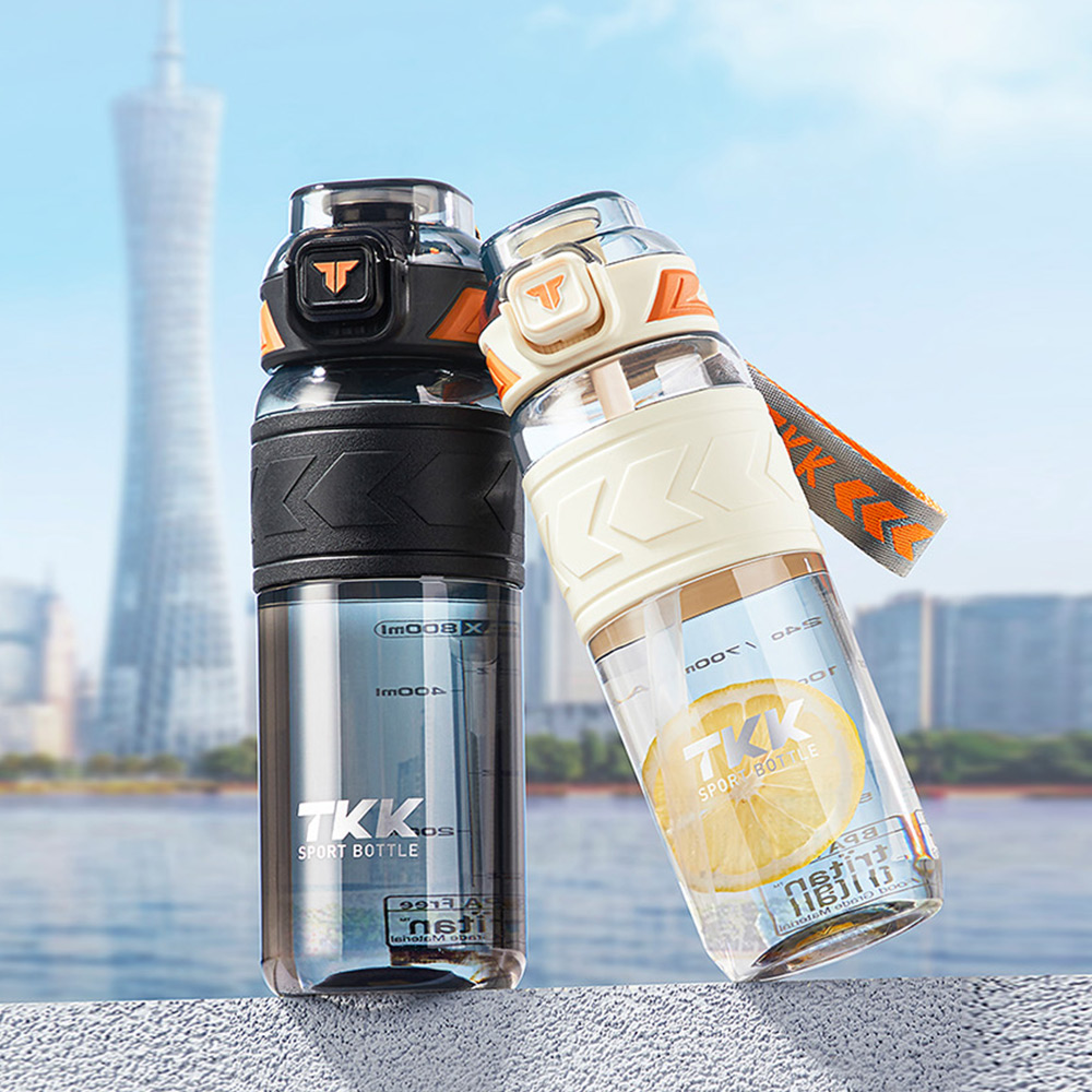 【TKK】美國進口Tritan邁越系列 手提式 兩用 運動水壺850ML(附提帶)-任選色, , large