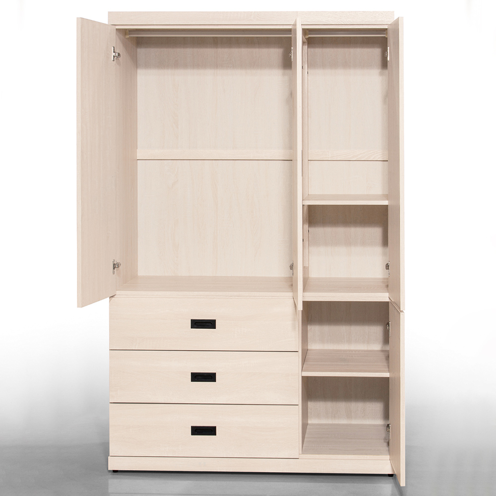 【Hampton 漢汀堡】葛森迪白梧桐4X7尺衣櫥, , large