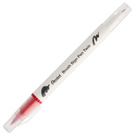 【 Pentel 飛龍 】雙頭柔繪筆 10支/盒 SESW30C   -  多款可選, , large