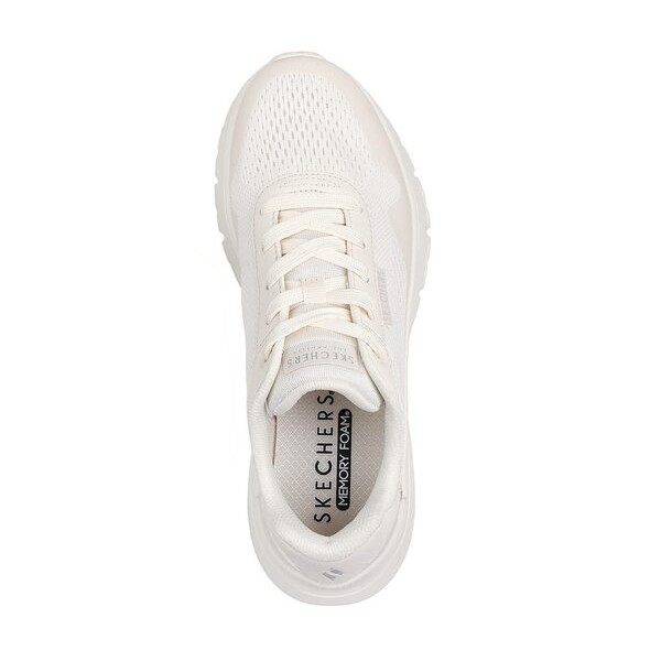Kixpress-Skechers Uno Flex 女 運動休閒鞋 增高 舒適 穿搭 米 [177794OFWT], , large