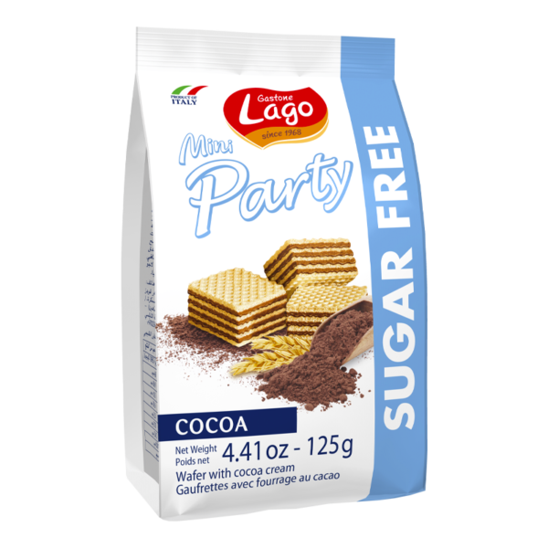 義大利Lago可可威化夾心酥-無添加糖, , large