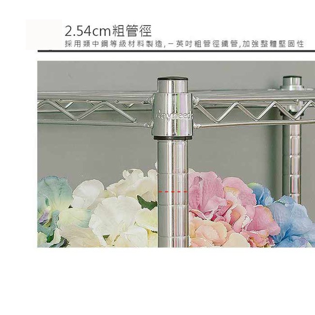 【Y HOUSE】75x45x150cm Lightweight Four-layer Iron Rack Shelf Iron Rack Storage Rack, , large