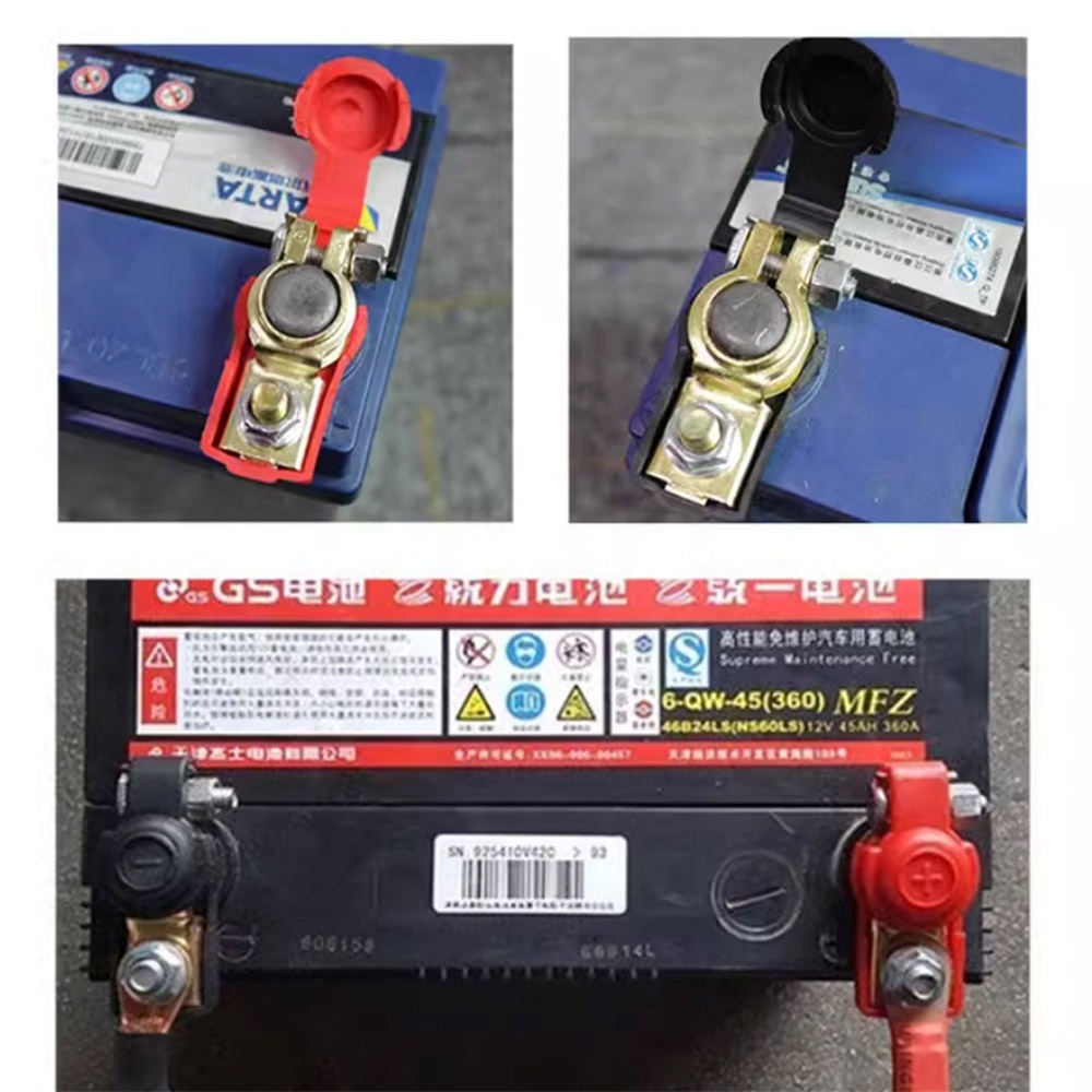 Battery disconnector positive and negative terminals, , large
