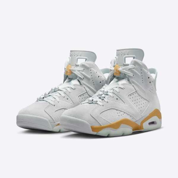 Kixpress-Nike 耐吉 WMNS Air Jordan 6 Retro 男女 運動休閒鞋 AJ6 白黃 [DQ4914-074], , large