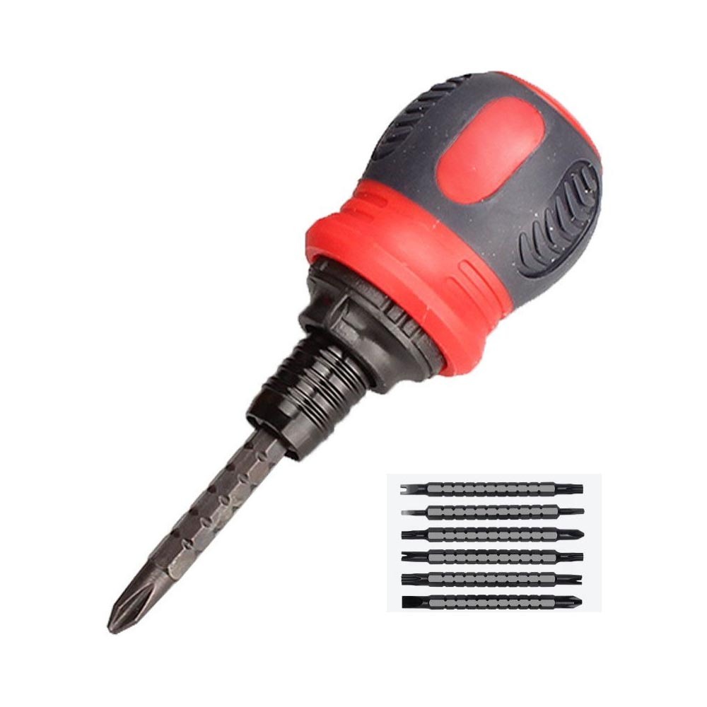 12-in-1 Multi-Purpose Ratchet Precision Screwdriver, , large
