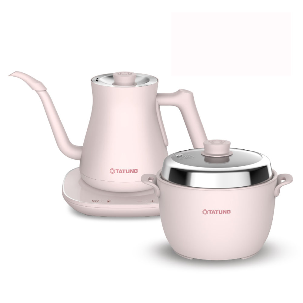 TATUNG Tatung 1+1 Light Enjoy Cooking Set - Spring Cherry Pink TAC-0309EA-P, , large