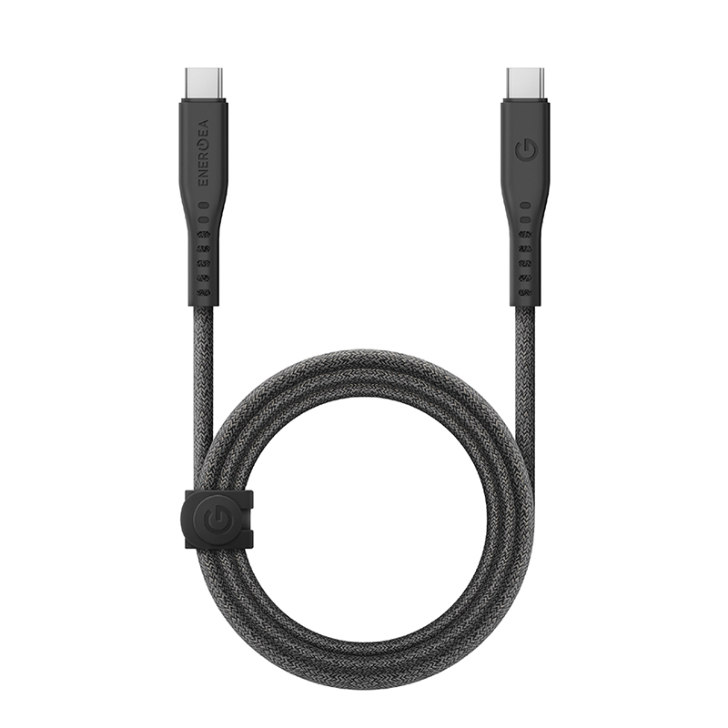 [亞瑟3C]ENERGEA USB-C to USB-C Flow 快充傳輸線  1.5m-黑色, , large