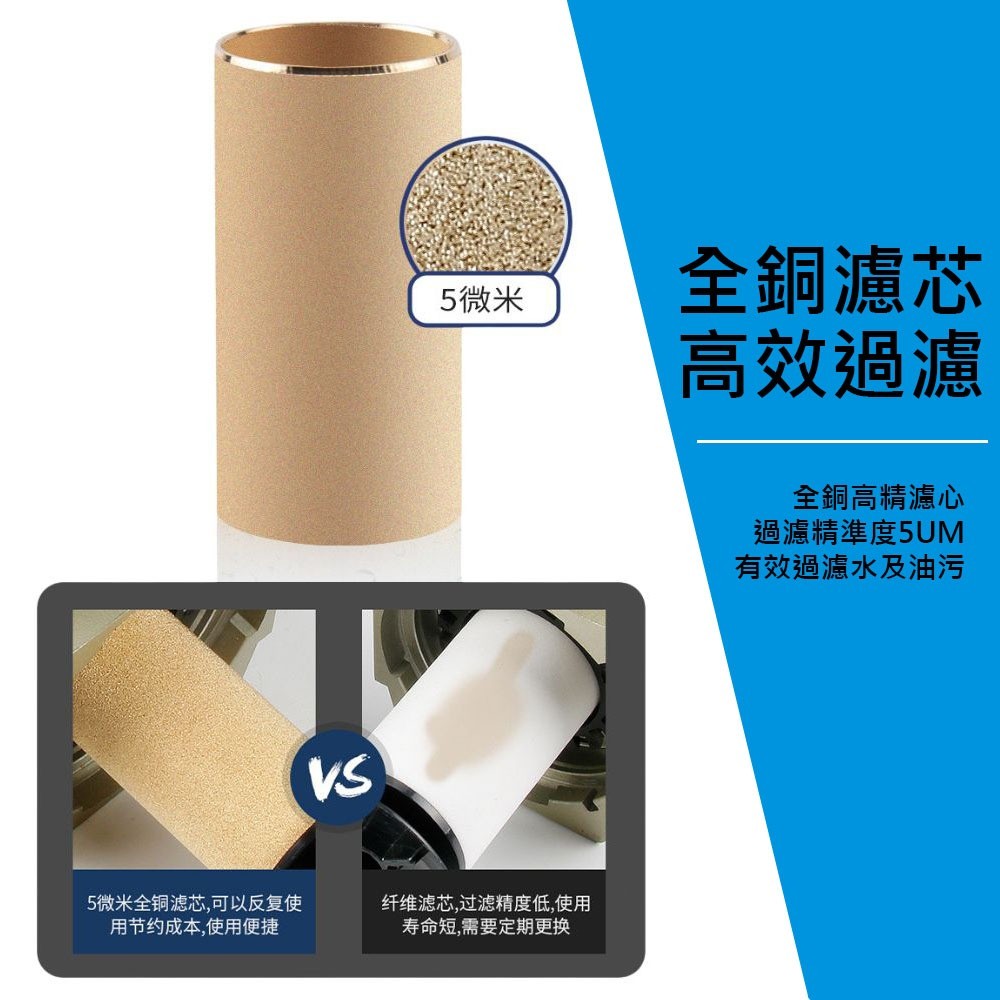 Small oil-water filter for air compressor, , large