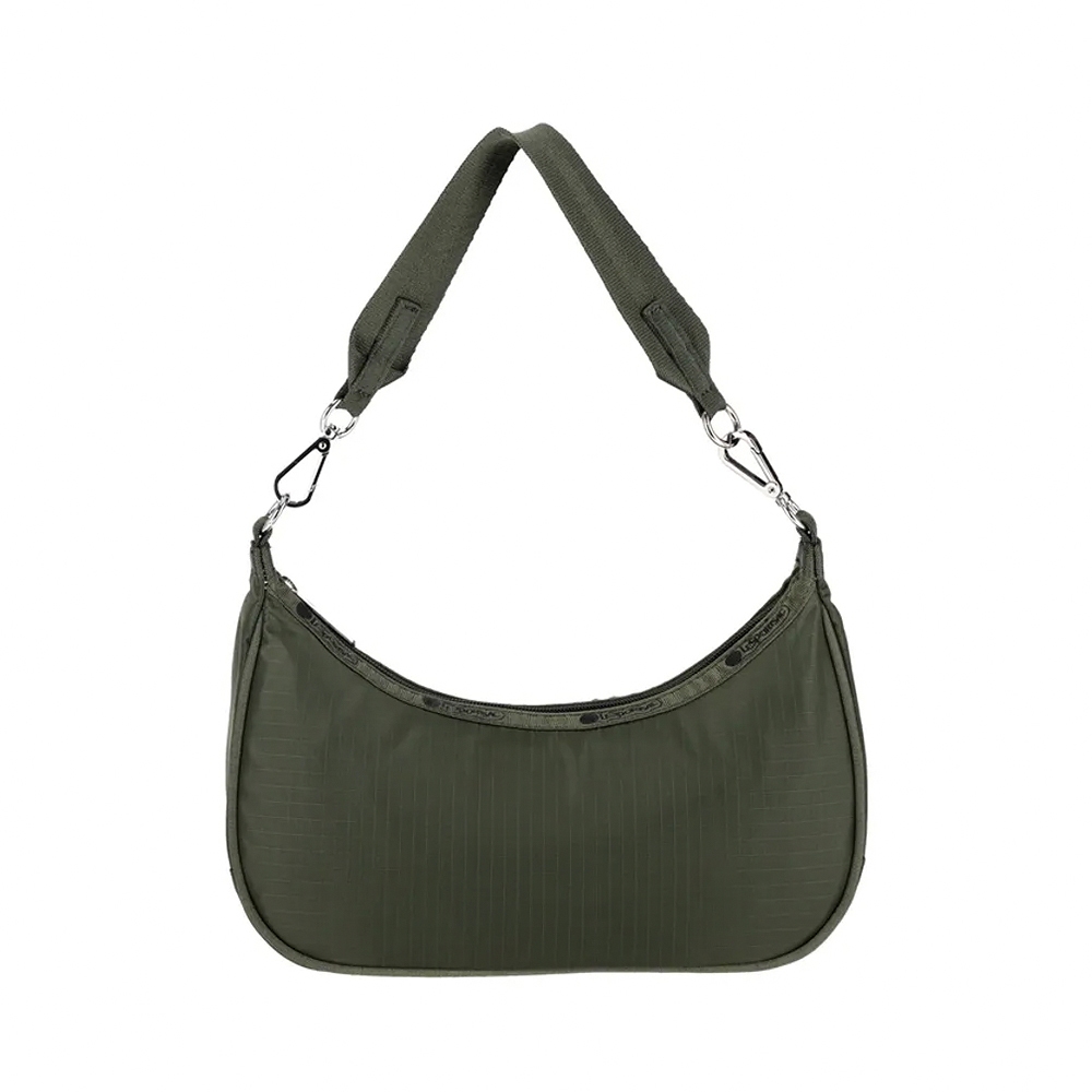 |快速出貨|Lesportsac SM Conv Hobo 手提肩背兩用側背包月亮包/ 橄欖綠, , large