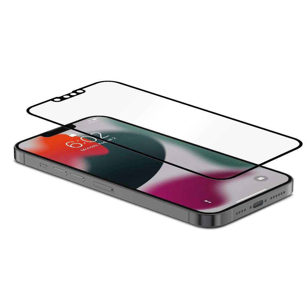 Moshi iVisor AG 防眩光螢幕保護貼 黑 (透明/霧面防眩光) for iPhone 13 Pro Max, , large
